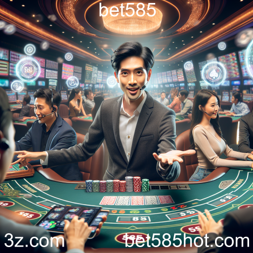 Experiência Imersiva no Cassino ao Vivo do Bet585